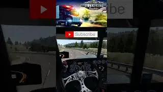Wait for the Jake Brake sound. #americantrucksimulator #trucksimulator #trucksim #simulationgaming