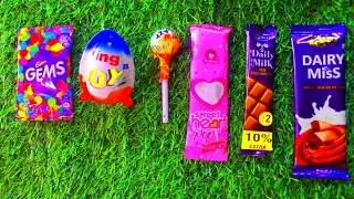 Satisfying Video Unboxing GIANT Rainbow Lollipop with Sweets Yummy Chocolate Cutting ASMR