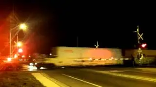 Night Shot/CP 143 w/ CP 6234 (ex SOO 6034) & CP 8559 lead this long WB Intermodal train