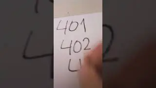 Цифры 401-406 #401 #402 #403 #404 #405 #406
