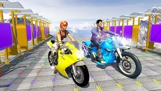Bike Racing Games - Impossible Bike Game - Sky Bike Stunts - Gameplay Android free games