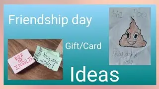 Some DIY Friendship day gift/card Ideas for kids