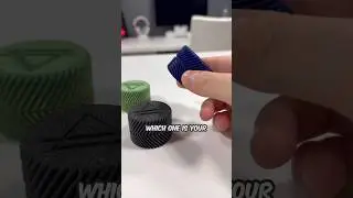 3D Printed 3 Herb Grinders - Guess the Best Color! 🤯 #shorts #3dprinting #diy