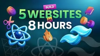 Build 5 Modern Web Apps using ReactJs, Tailwind CSS and API | Full Tutorial with API Projects