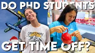 Do PhD Students Get Time Off? Grad Student Vacation Time, Holidays, and Breaks | Vlogmas 2023 Day 15