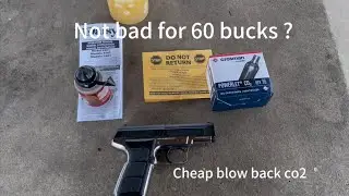 Cheap co2 blow back pistol review