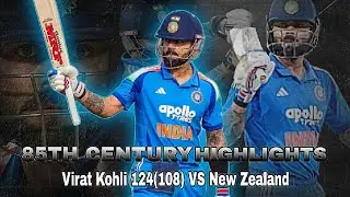 VIRAT KOHLI 85th CENTURY vs NEW ZEALAND | 3rd ODI | KING KOHLI MASTERCLASS 👑🔥
