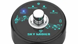Распаковка Unboxing Беспроводной MIDI-Контроллер Portable MIDI Foot Controller Pedal Sky Midier