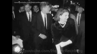 November 21, 1963 - President John F. Kennedy and wife arriving at the Hotel Texas in Fort Worth