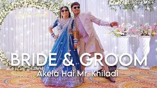 Bride and Groom Dance Performance on Mr. & Mrs. Khiladi | Wedding Choreography Club