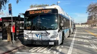 (New Spotting) SCVTA #8309 on Route 500 (FULL ROUTE)