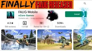 Breaking News FAUG Game Released On Playstore | How To Download FAUG Game