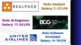 REAL PAGE Hiring Analyst | BCG Hiring AI Engineer | United Airlines Hiring Software Developer I |
