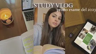 IL PRIMO ESAME DEL 2023...|| study vlog📚