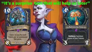 Wild Hearthstone - Splitting some Gigantotems on ladder (Even Shaman)
