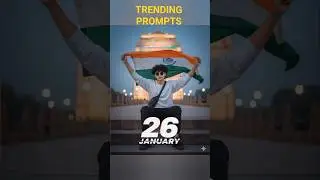 26 January Republic Day AI Photo Editing | Gemini AI - Mayank Editz 🔥#republicday #aishort #geminiai