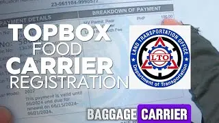 LTO Baggage Carrier Registration #foodpanda #fooddelivery #foodpandarider