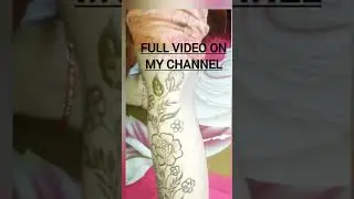 #rakhispecialmehndidesigns #short floral mehndi design back side | Full hand flower mehndi