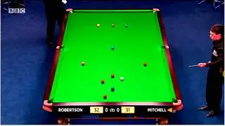 uk snooker 2013 Neil Robertson v Dylan Mitchell frame 1