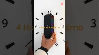 Portronics Plugs 3 : 15W Bluetooth Speaker with RGB Lights, Hands-Free Calling & IPX5 Resistance