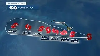 Tropical Storm Hone forecast to bring strong winds and heavy rain to Hawaii this weekend