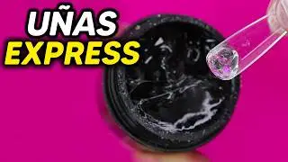 U&Ntilde;AS EXPRESS usando GEL SOLIDO y TIPS