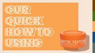 How-To: MATTE TEXTURE STYLING PASTE || ELEVEN Australia