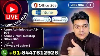 Join Live Class for All Technologies ! AWS ! Azure ! VMware ! AVD !