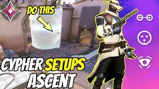 Best Cypher Setups for Ascent #valorant 2024