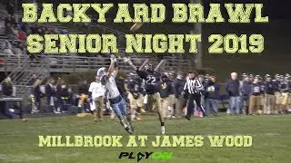 BACKYARD BRAWL - WHAT A GAME - SENIOR NIGHT #FRIDAYNIGHTLIGHTS