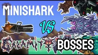 Terraria Calamity - Minishark vs Almost All Bosses - Death/Rev/Expert/Normal Mode - 250 subs special