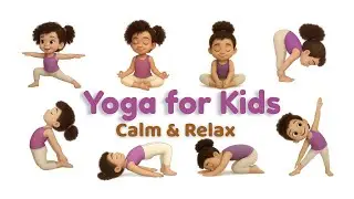 Kids Yoga for Calm & Relaxation 🧘 Anxiety Relief Yoga Poses for Children | KokoYoga