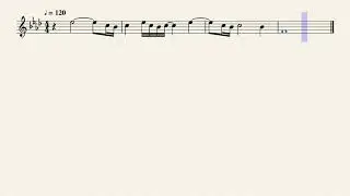 What's Going On, Bari Sax Sheet Music