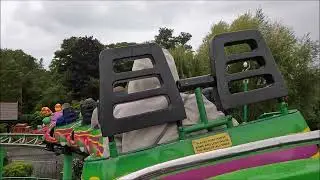 Paultons Park - Cat-O-Pillar On-Ride POV In The Rain - September 2022 | kittikoko