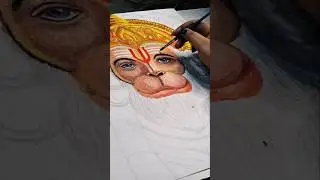 Hanuman ji Drawing #shorts #art #drawing #hanumanji #bajrangbali
