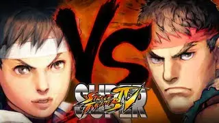 Super Street Fighter 4 VS Ryu vs Sakura with NananeaWoW