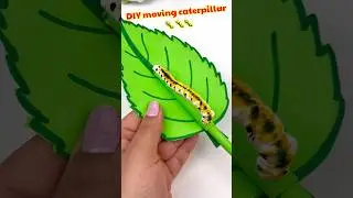 DIY Moving Caterpillar | EASY Paper craft ideas | School Crafts | Easy to make gift| Miniature craft