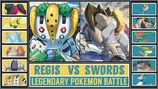 REGIS vs SWORDS OF JUSTICE | Legendary Pok&eacute;mon Battle