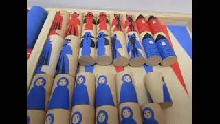 IKEA LATTJO Wooden Multi Game Set Chess, Backgammon, English droughts, Ludo EUC