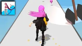 Hair Rush All Levels Walkthrough Mobile Gameplay iOS,Android Game Noob & Pro
