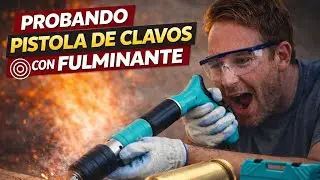 Pistola de fijaci&oacute;n con clavos de fulminante 💥 Link de compra en la descripci&oacute;n ⬇️