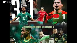 Resume de 4 match Senegal 🇸🇳 mali 🇲🇱 Maroc 🇲🇦 et Cameroun 🇨🇲🏆