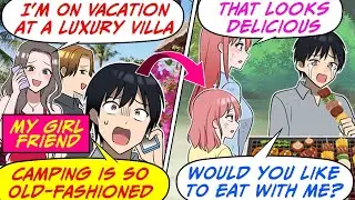 My GF Ditched Our Camping Trip for a CEO! So, I Met a Struggling Family... [RomCom Manga Dub]