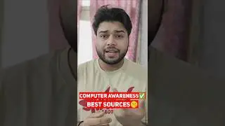 Computer Awareness✅ Best Sources🤫 #rrb #rrbpo #rrbclerk