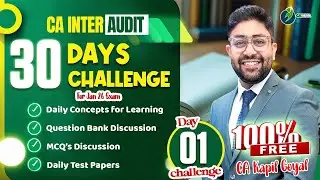 Get ready for CA Inter Audit Daily Home work for Jan 26 exams