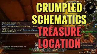 Crumpled Schematics Treasure Location (Treasures of Undermine) (WoW TWW)