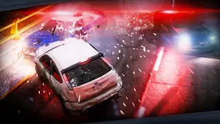 NFS Most Wanted | Police Chase Max Heat Level Escaped | Ford Focus rs500 vs Police