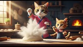 Kitten Crew Chronicles: Lessons from Mother Cat Felina - The Martial Arts of Kneading Dough Viral