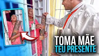 DIDINHO DEU A SUA MÃE UMA TELHA E ELA NÃO GOSTOU | DIDINHO 