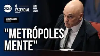 Moraes nega encontro com Vorcaro e chama matéria do Metrópoles de “falsa e mentirosa”